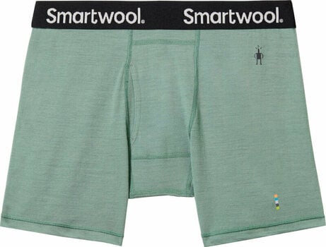 Thermal Underwear Smartwool Men's Merino Boxer Brief Boxed Sage S Thermal Underwear - 1