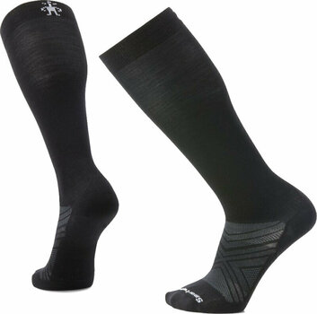 Lyžařské ponožky Smartwool Ski Zero Cushion OTC Socks Black S Lyžařské ponožky - 1