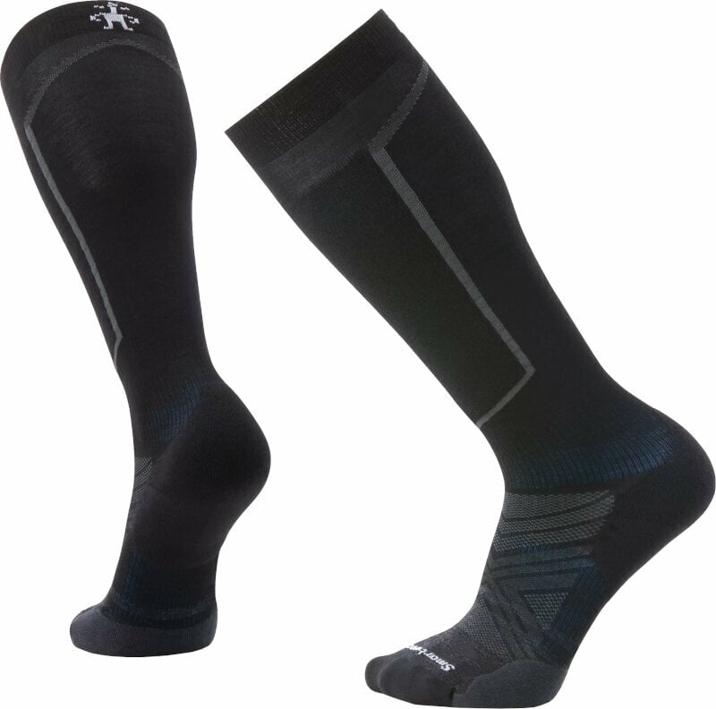 Ski-sokken Smartwool Ski Targeted Cushion OTC Socks Black M Ski-sokken