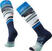 Ski Socken Smartwool Ski Full Cushion Midnight Ski Pattern OTC Socks Deep Navy XL Ski Socken