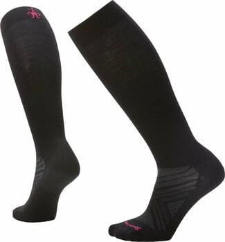 Smučarske nogavice Smartwool Women's Ski Zero Cushion OTC Socks Black S Smučarske nogavice - 1