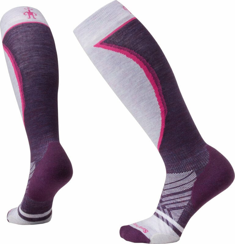 Skijaške čarape Smartwool Women's Ski Targeted Cushion OTC Socks Purple S Skijaške čarape