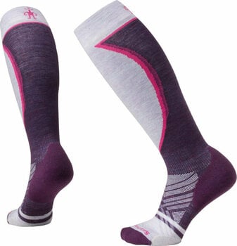 Ski-sokken Smartwool Women's Ski Targeted Cushion OTC Socks Purple S Ski-sokken - 1