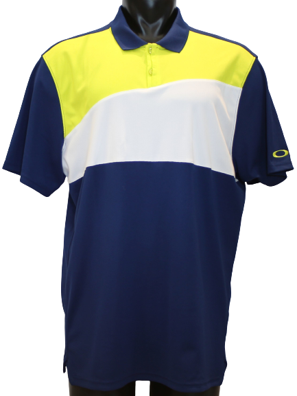 Polo Shirt Oakley Greene Mens Polo Shirt Blue XL