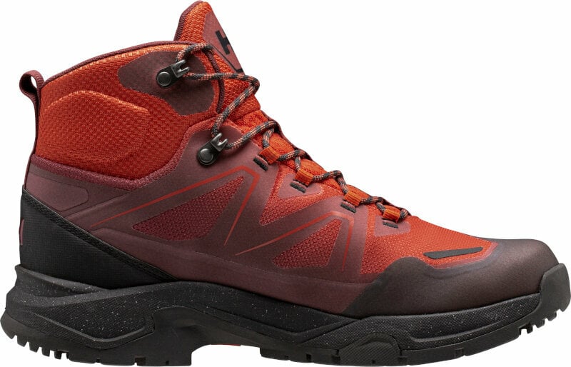 Calçado de exterior para homem Helly Hansen Men's Cascade Mid-Height Hiking Shoes Patrol Orange/Black 44 Calçado de exterior para homem