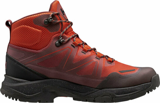 Mens Outdoor Shoes Helly Hansen Men's Cascade Mid-Height Hiking Shoes Patrol Orange/Black 44 Mens Outdoor Shoes - 1