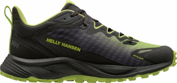 Trailschoenen Helly Hansen Men's Trail Wizard Trail Running Shoes Black/Sharp Green 44,5 Trailschoenen - 1