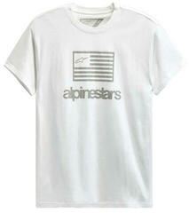 Angelshirt Alpinestars Flag Tee White 2XL Angelshirt