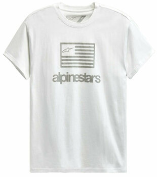 Camiseta de manga corta Alpinestars Flag Tee Blanco M Camiseta de manga corta - 1