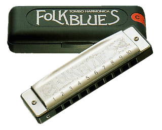 Diatoninen huuliharppu Tombo Folk Blues 1610F-C