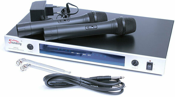 Conjunto de micrófono de mano inalámbrico Soundking EW 103 DUAL - 1