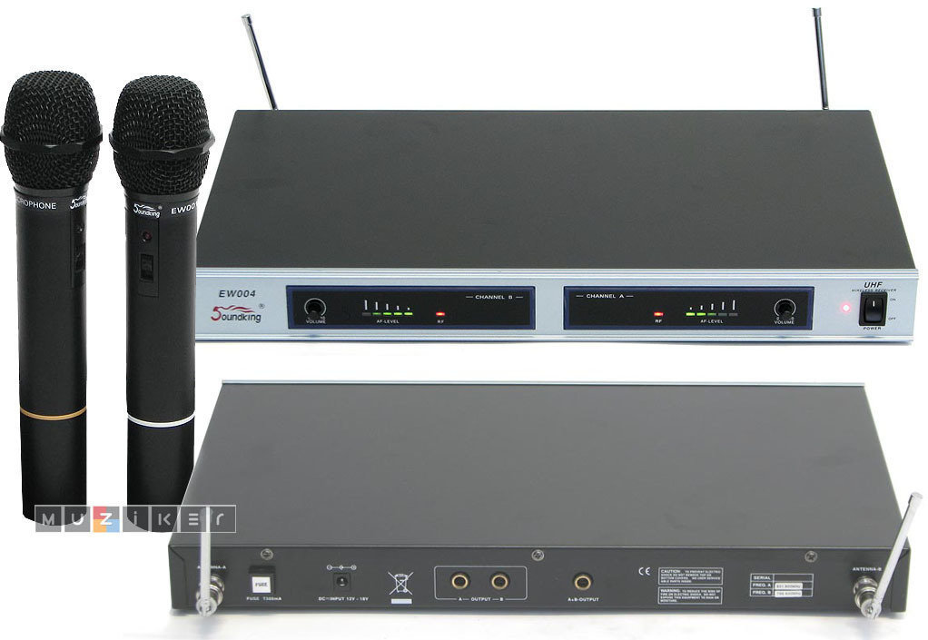 Wireless Handheld Microphone Set Soundking EW 113