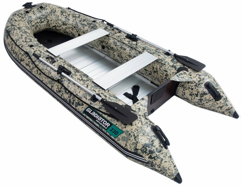 Надуваема лодка Gladiator Надуваема лодка B370AL 370 cm Camo Digital