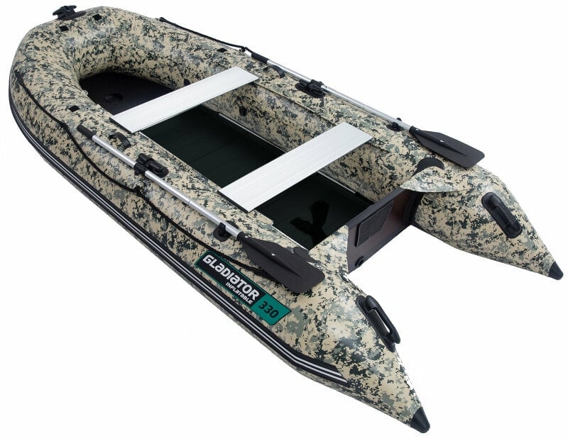 Inflatable Boat Gladiator Inflatable Boat B330AD 330 cm Camo Digital
