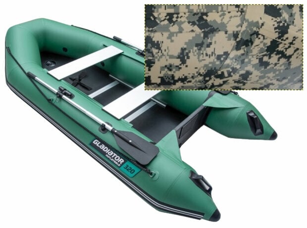 Nafukovací člun Gladiator Nafukovací člun AK320 320 cm Camo Digital