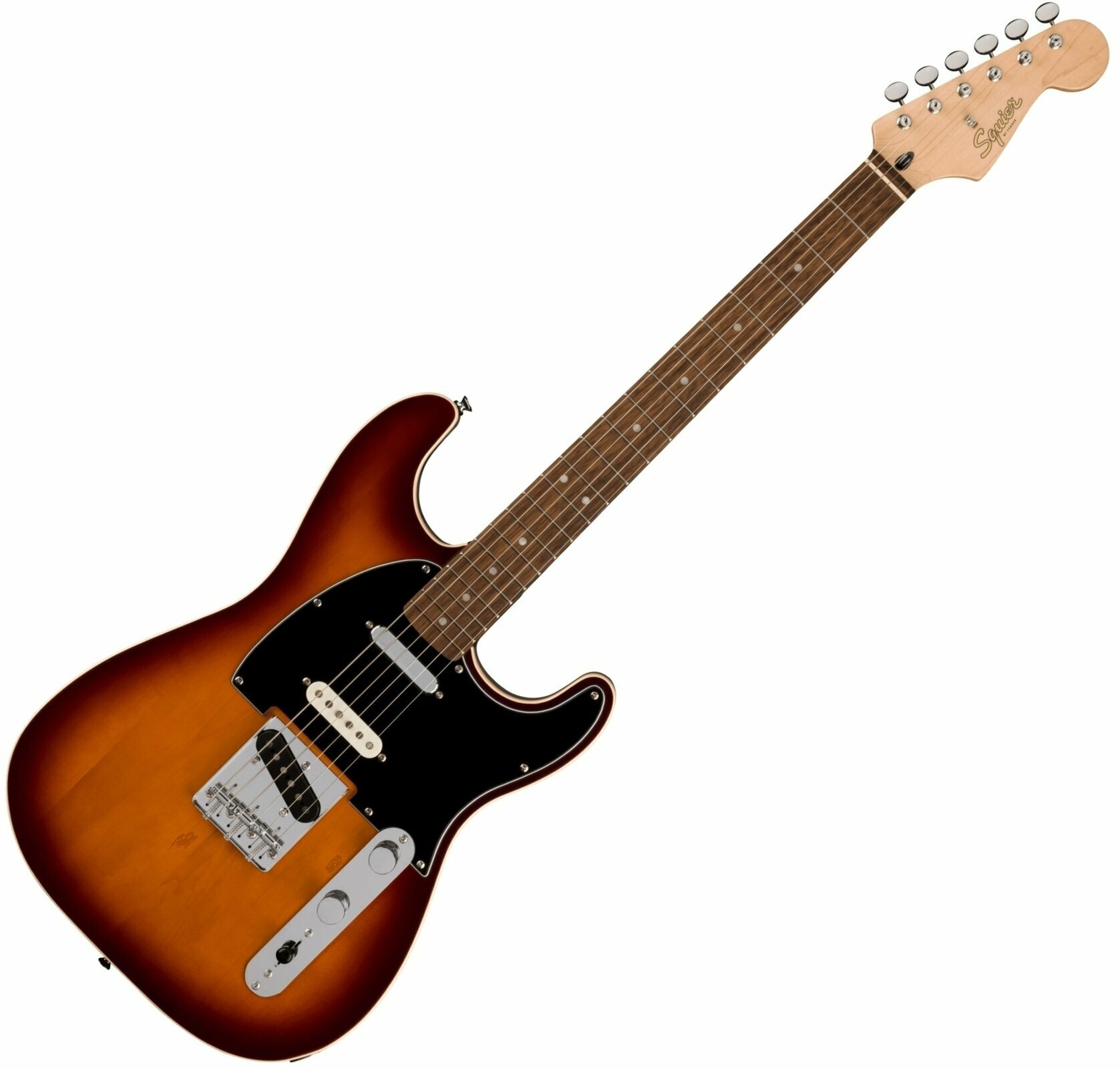 Guitare électrique Fender Squier Paranormal Custom Nashville Stratocaster Chocolate 2-Color Sunburst
