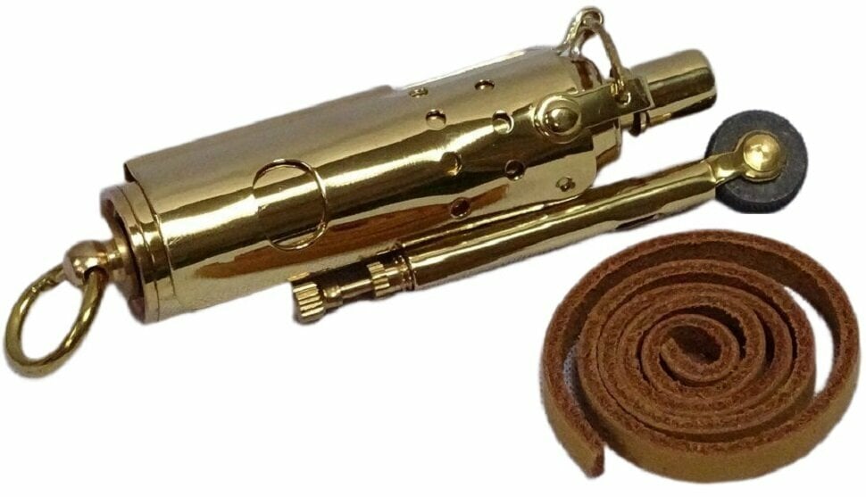 Nautički pokloni Sea-Club Antique French Storm Lighter brass - 8cm