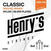 Nylonové struny pro klasickou kytaru Henry's Nylon Silver Ball End 0280-043 S