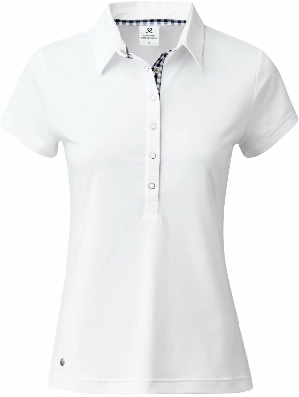 Chemise polo Daily Sports Dina Short-Sleeved Polo Shirt White S