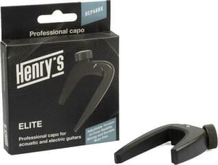 Capodastre pour guitare accoustique Henry's HCP40BK Capodastre pour guitare accoustique