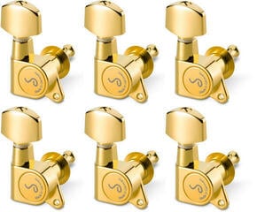 Uglaševana mehanika za kitare Schaller M6 135 6L Gold Uglaševana mehanika za kitare