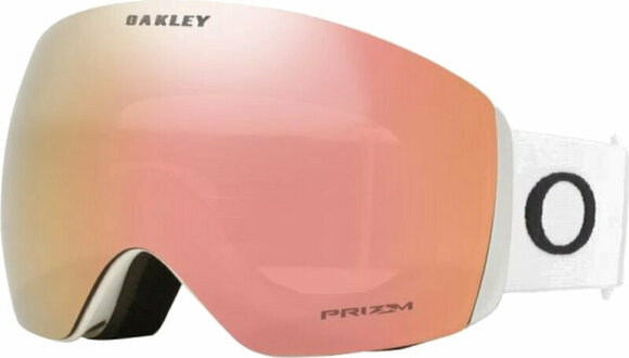 Gafas de esquí Oakley Flight Deck L 7050C200 Matte White/Prizm Rose Gold Iridium Gafas de esquí - 1