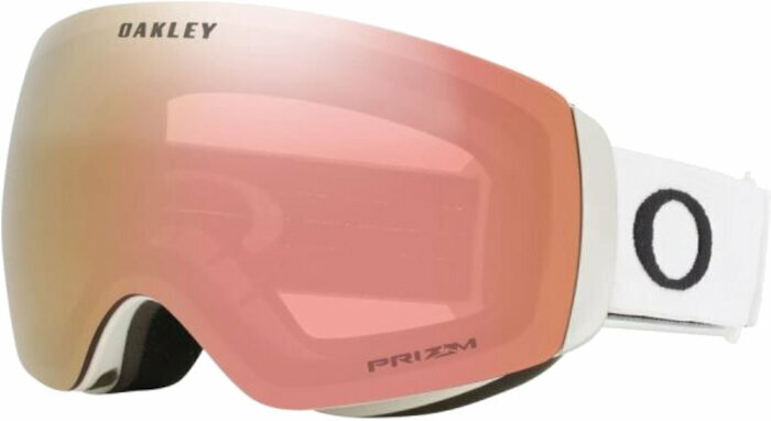 Óculos de esqui Oakley Flight Deck M 7064C900 Matte White/Prizm Rose Gold Iridium Óculos de esqui