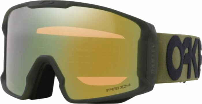 Ski Goggles Oakley Line Miner L 7070F001 Matte B1B New Dark Brush/Prizm Sage Gold Iridium Ski Goggles