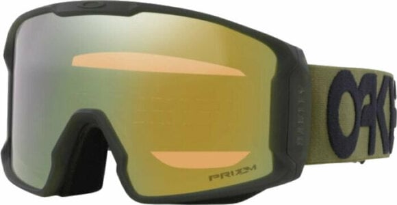 Ski Goggles Oakley Line Miner L 7070F001 Matte B1B New Dark Brush/Prizm Sage Gold Iridium Ski Goggles - 1