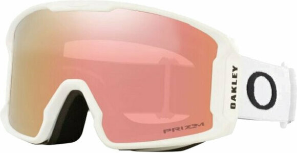 Ski Goggles Oakley Line Miner M 70937000 Matte White/Prizm Rose Gold Iridium Ski Goggles - 1