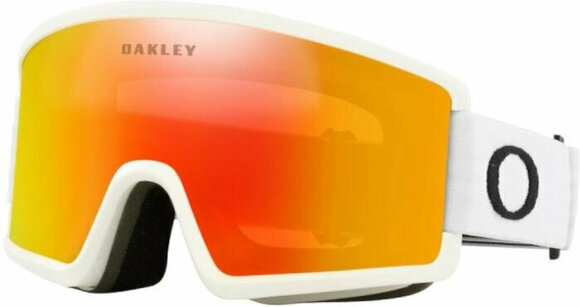Ski Goggles Oakley Target Line L 71200700 Matte White/Fire Iridium Ski Goggles - 1