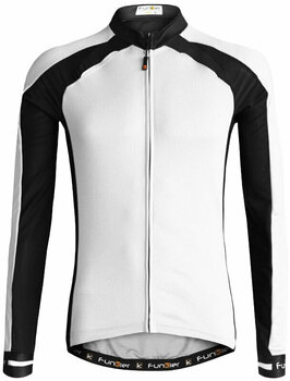 Cycling jersey Funkier Firenze-L Jersey White XL - 1