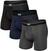 Fitness fehérnemű SAXX Sport Mesh 3-Pack Boxer Brief Black/Navy/Graphite XL Fitness fehérnemű