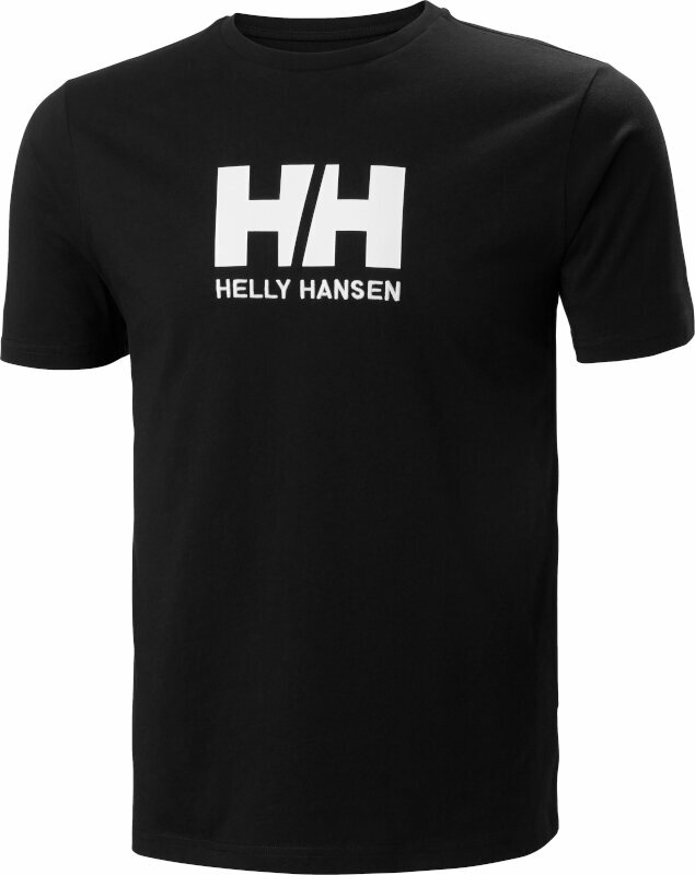 T-Shirt Helly Hansen Men's HH Logo T-Shirt Black 2XL