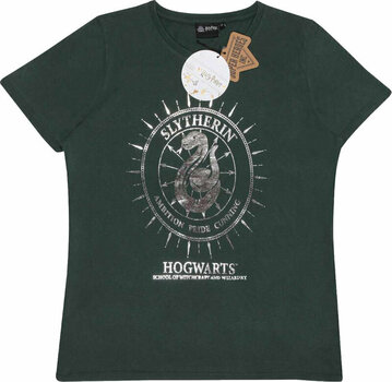 T-shirt Harry Potter T-shirt Slytherin Constellation Ladies Feminino Green M - 1