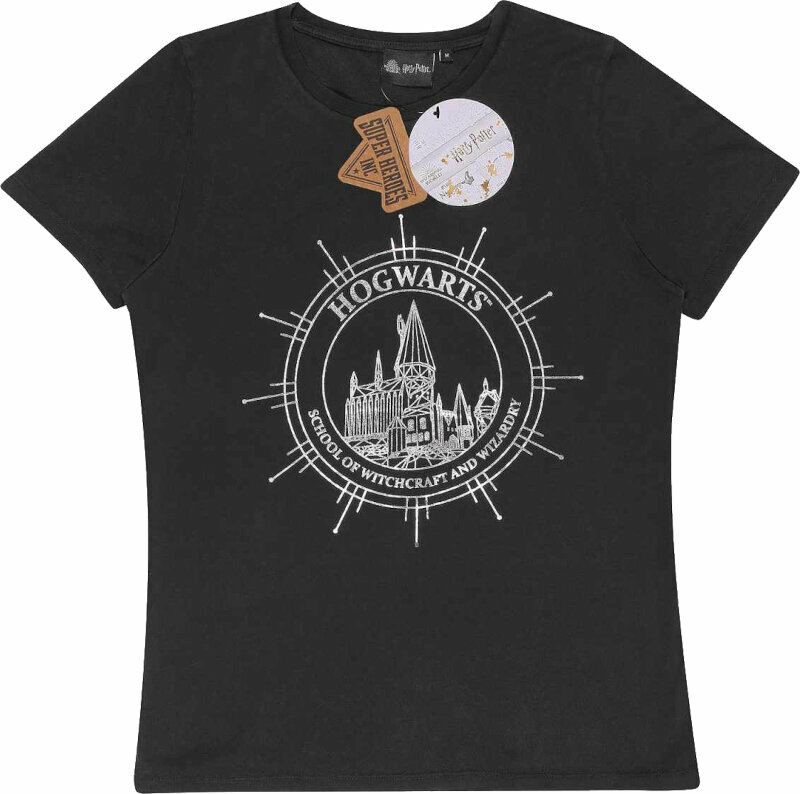 T-Shirt Harry Potter T-Shirt Hogwarts Constellation Ladies Female Black M