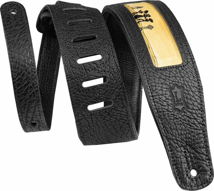 Leather guitar strap Levys M26CAL-001 Leather guitar strap Mariachi
