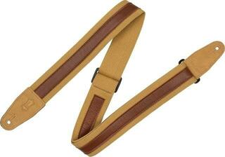 Textile guitar strap Levy's Cotton Combo Textile guitar strap Tan & Tan
