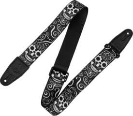 Tekstilni kaiš za gitaru Levy's Calaca Skulls Tekstilni kaiš za gitaru