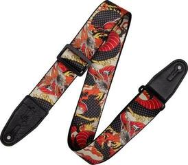 Колан за китара Levy's Eastern Harmony Red Dragon Колан за китара