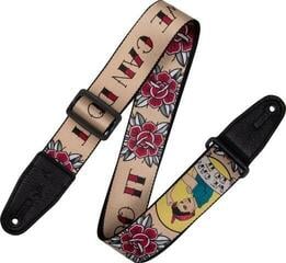 Textile guitar strap Levy's Graphic Waves Rosie the Riveter Textile guitar strap