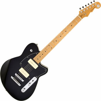 Elektromos gitár Reverend Guitars Charger 290 Midnight Black - 1