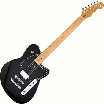 Elektrische gitaar Reverend Guitars Double Agent OG Midnight Black - 1