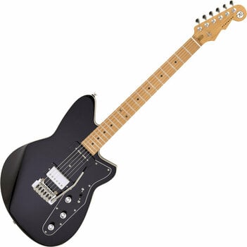 Elektrická gitara Reverend Guitars Double Agent W Midnight Black - 1