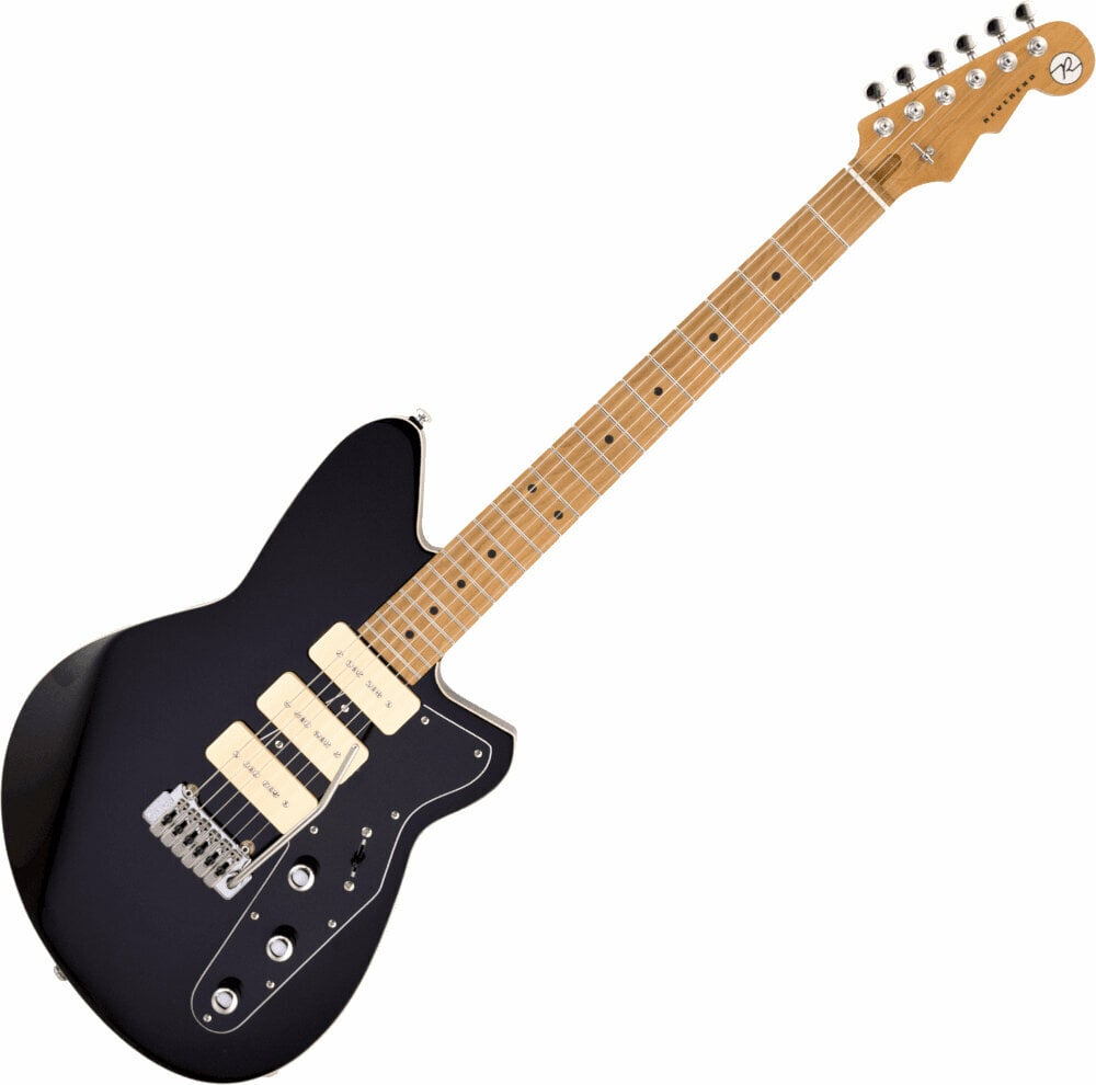 E-Gitarre Reverend Guitars Jetstream 390 W Midnight Black