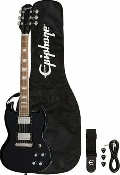 Elektrische gitaar Epiphone Power Players SG Dark Matter Ebony - 1