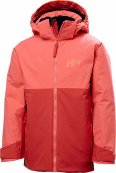 Casaco de esqui Helly Hansen Juniors Traverse Ski Jacket Poppy Red 128/8 - 1
