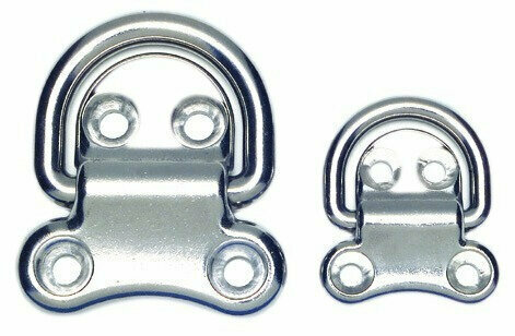 Boat Deck Fittings Osculati 4-hole foldable ring Stainless Steel AISI316 45x45 mm - 1