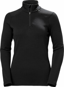Termounderkläder Helly Hansen Women's Lifa Merino Midweight Half-Zip Base Layer Black XS Termounderkläder - 1