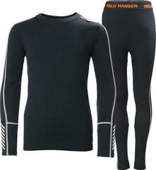 Indumento Helly Hansen Juniors' LIFA® Merino Midweight Base Layer Set Navy